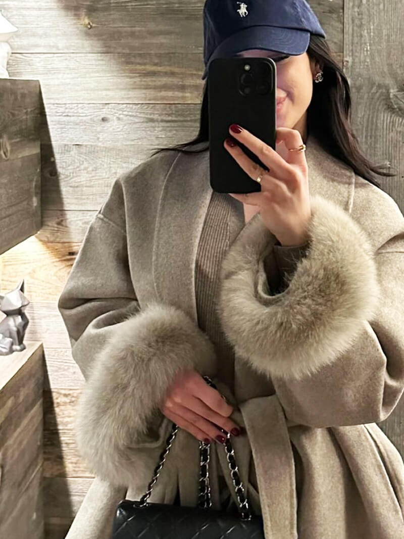 Manteau en fausse fourrure Grace