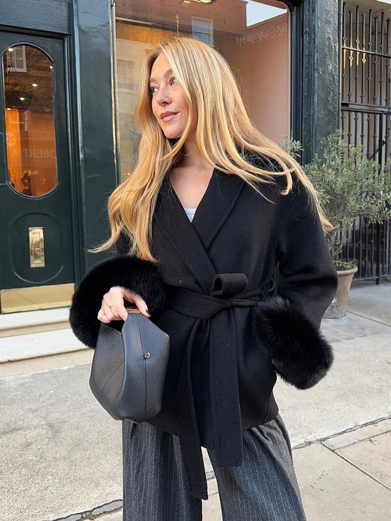 Manteau en fausse fourrure Grace