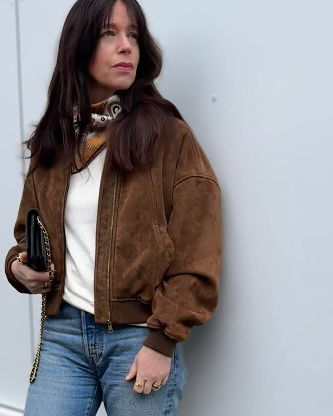 Veste Heather en suédine