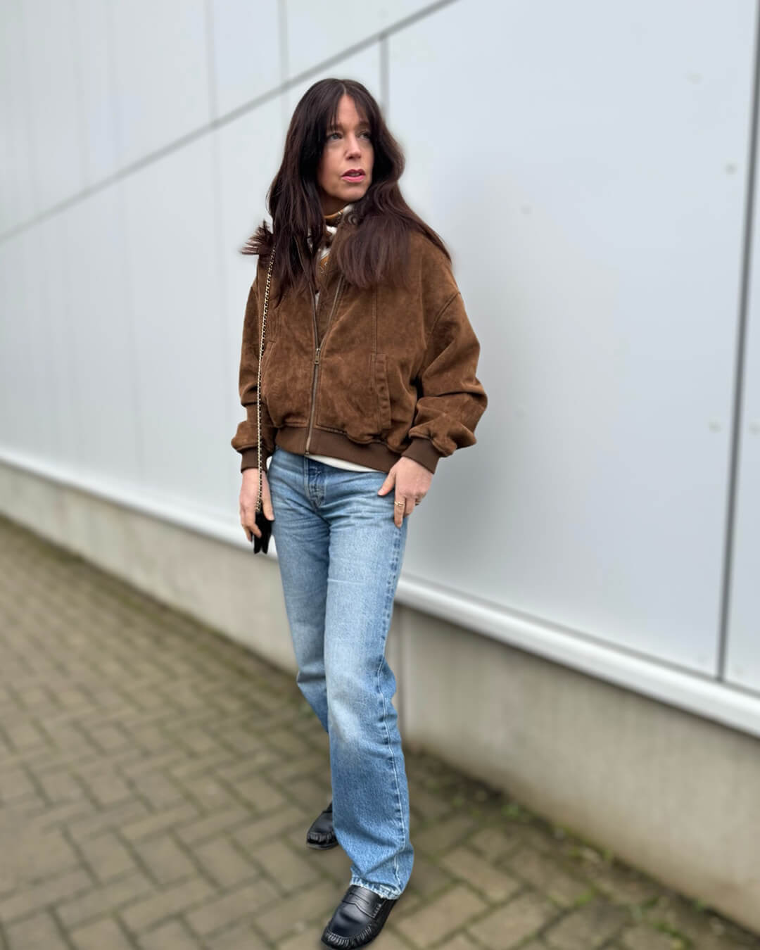 Veste Heather en suédine