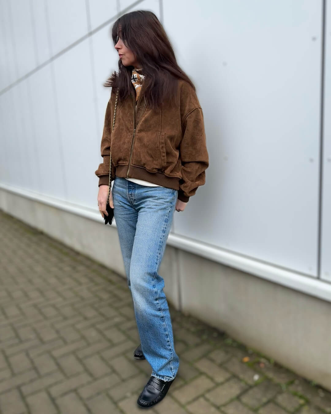 Veste Heather en suédine