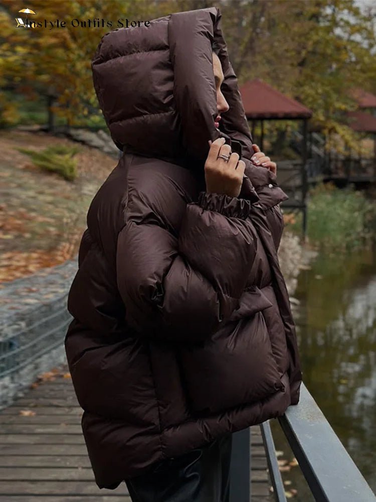 Janine Manteau matelassé à capuche