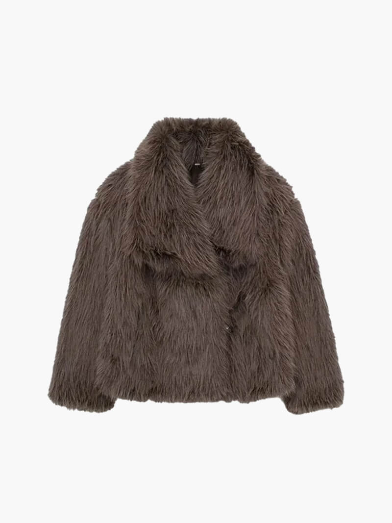 Manteau en fausse fourrure de Jenna