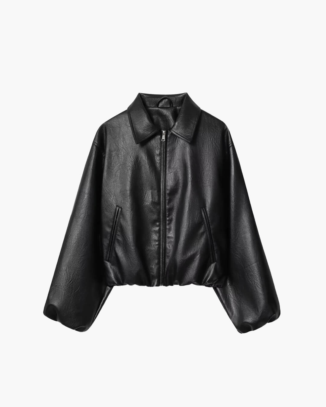 Veste bomber Jenny en similicuir