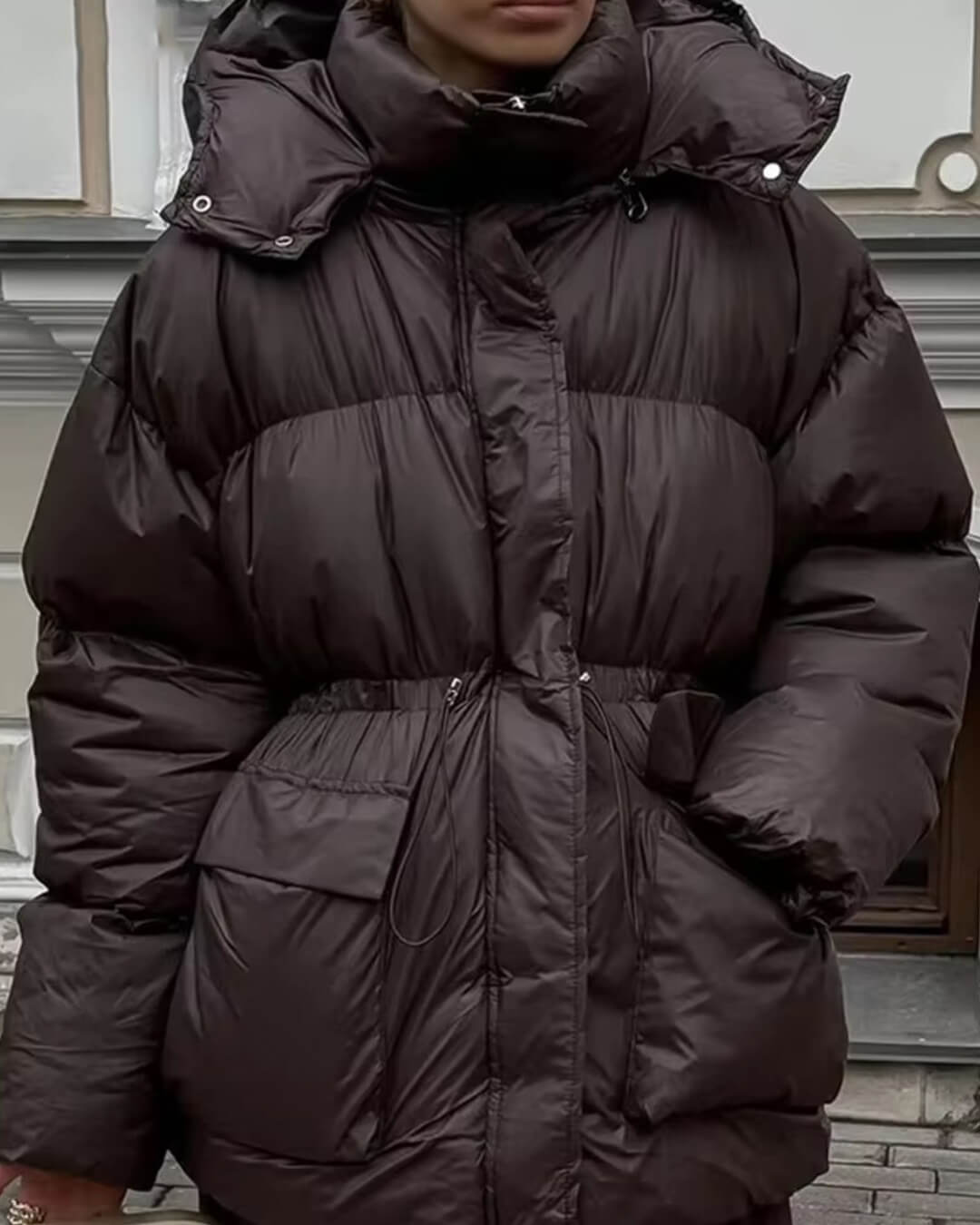 Veste matelassée brillante Jillian