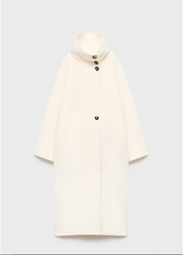 Manteau long à col montant Julia