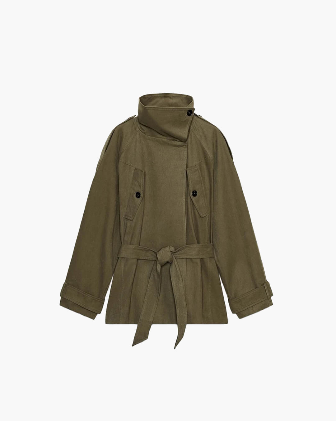 Veste coupe-vent avec ceinture Kendra