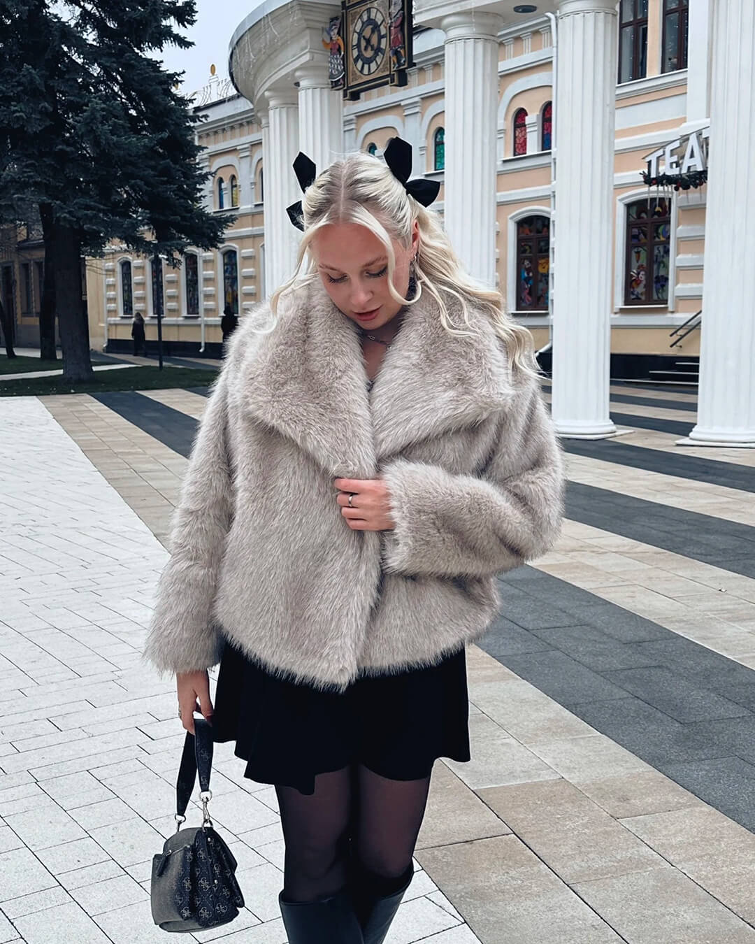 Veste en similicuir Krista