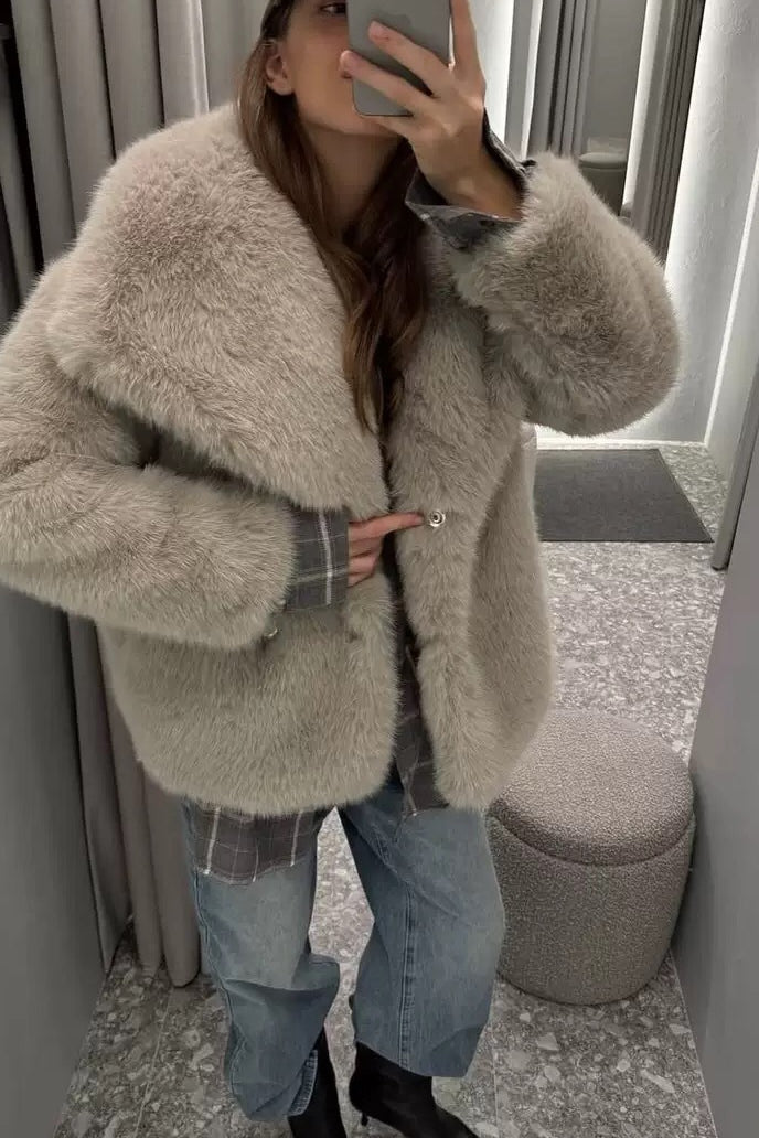 Veste en similicuir Krista