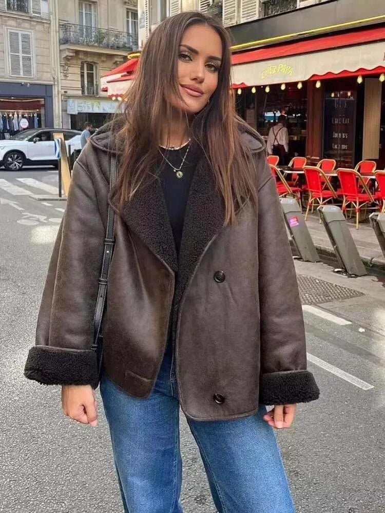 Veste Laila en similicuir