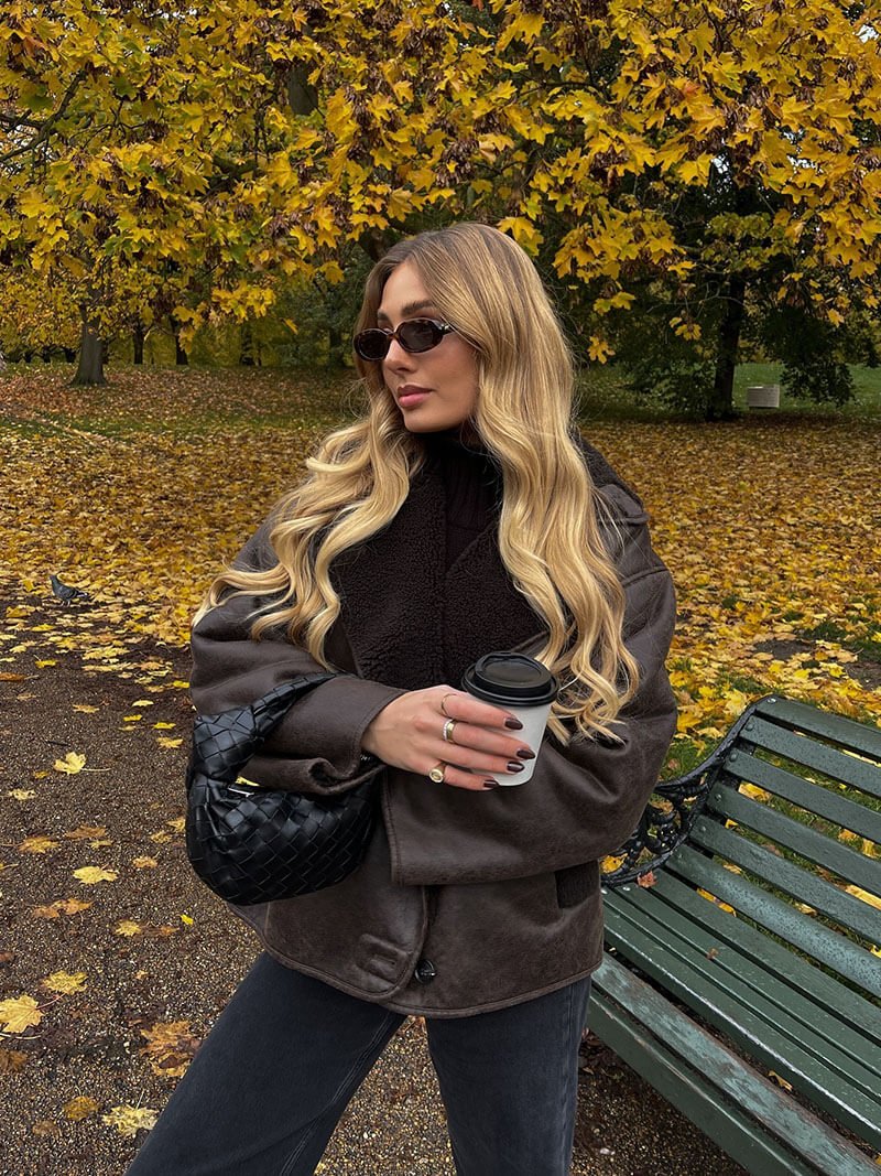 Veste Laila en similicuir