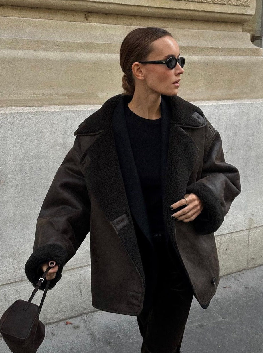 Veste Laila en similicuir
