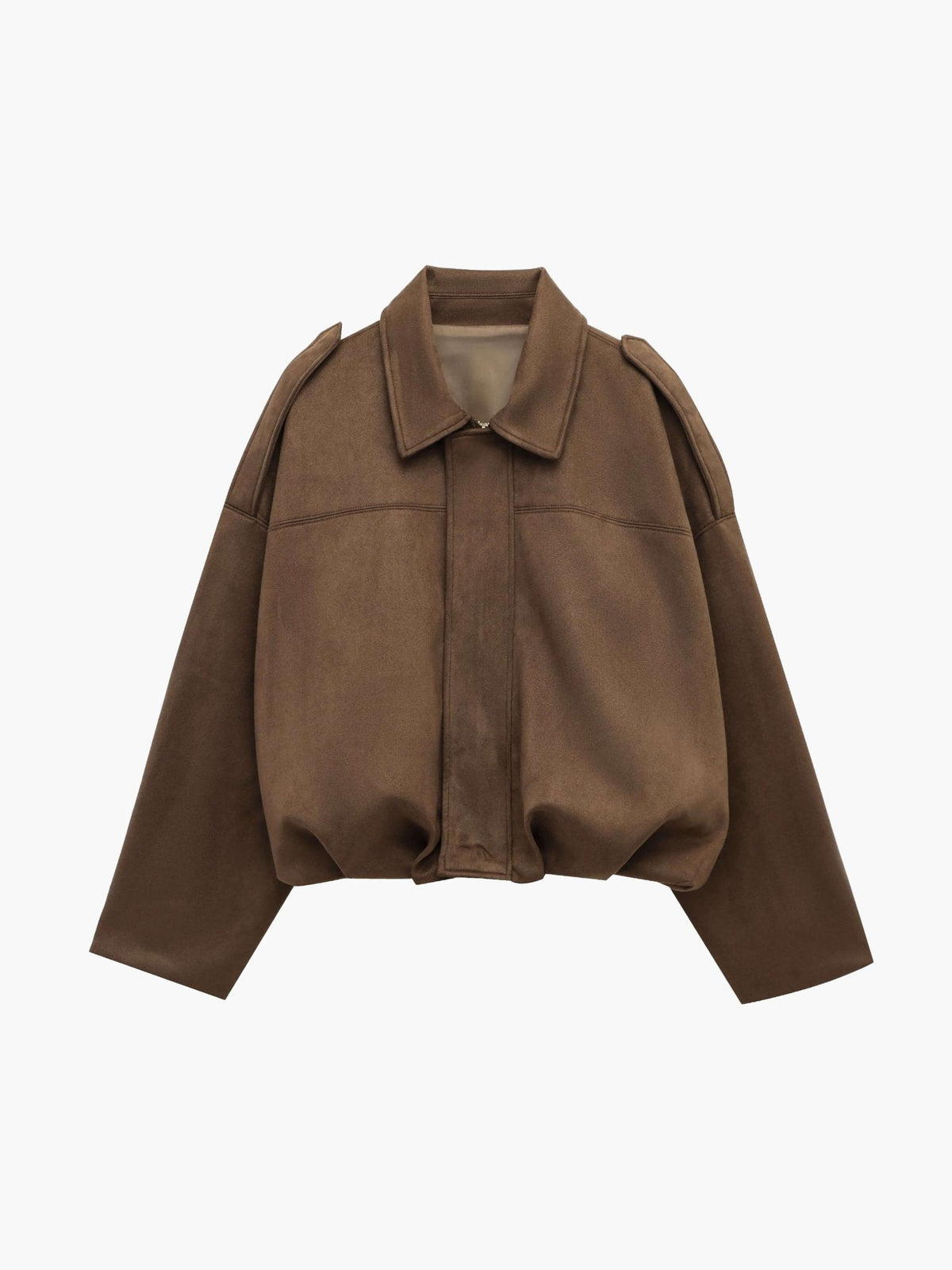 Bomber Katherine en daim