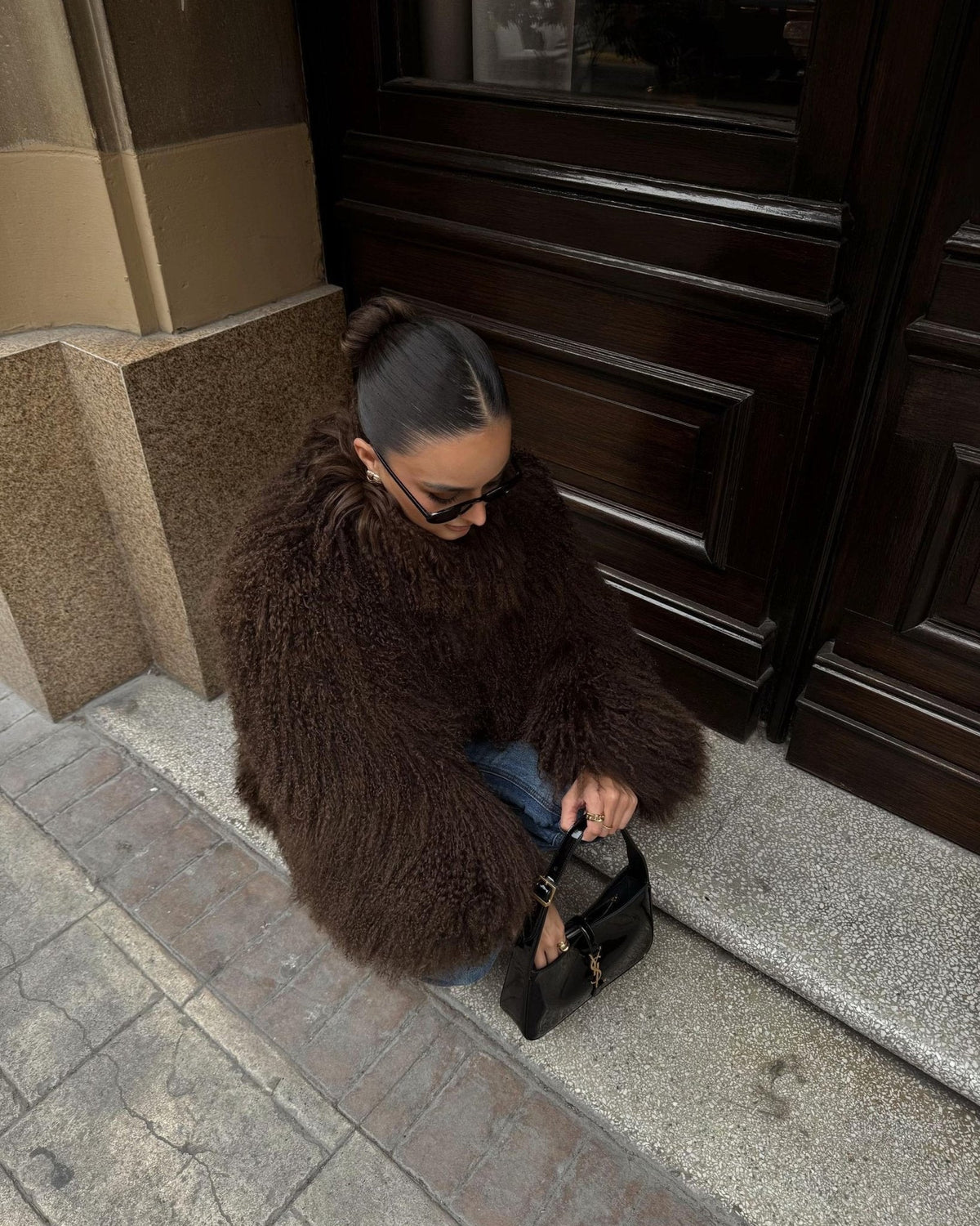 Liza Manteau en fausse fourrure douillette