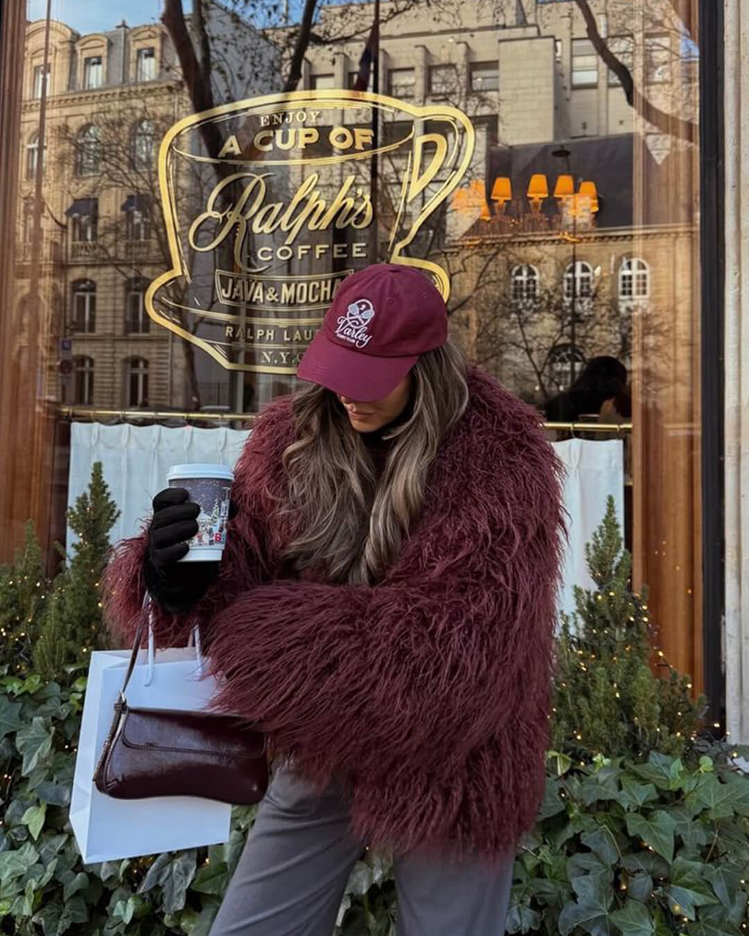 Liza Manteau en fausse fourrure douillette