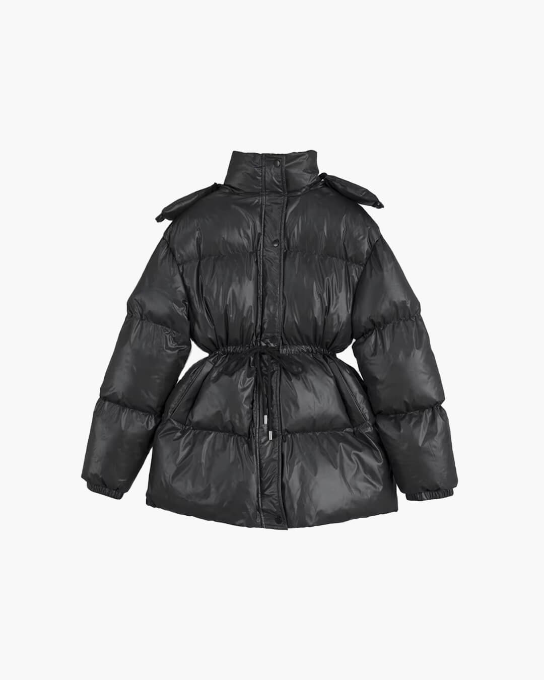 Manteau matelassé à capuche avec cordon de serrage Lorie