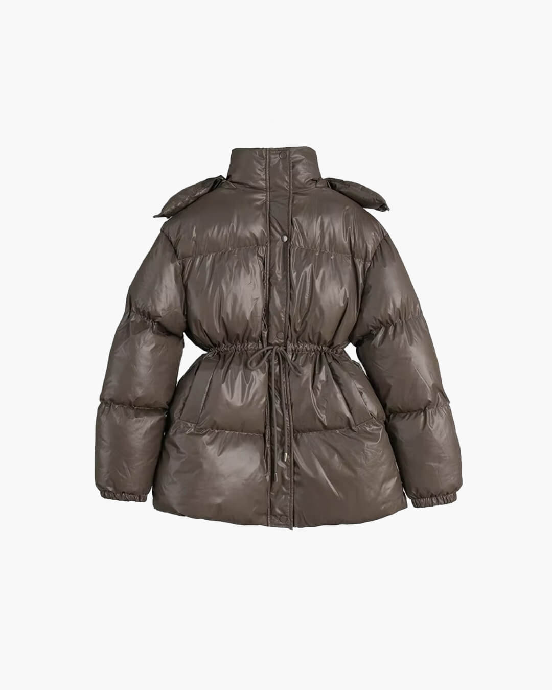 Manteau matelassé à capuche avec cordon de serrage Lorie