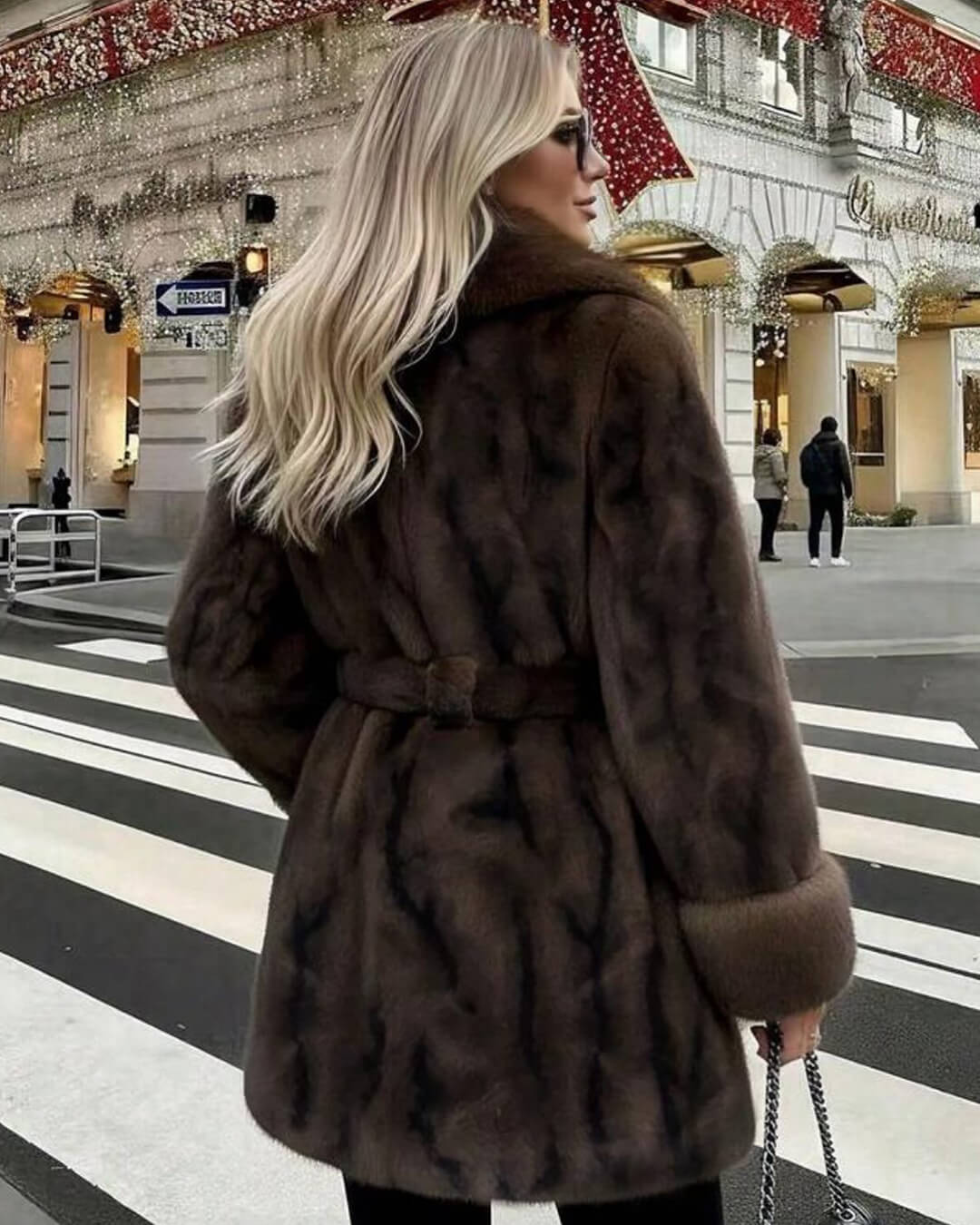 Manteau en fausse fourrure Louise