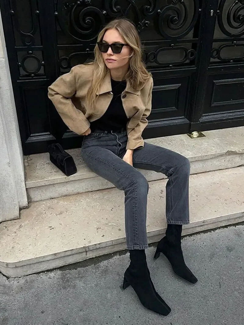 Veste en suédine Marissa