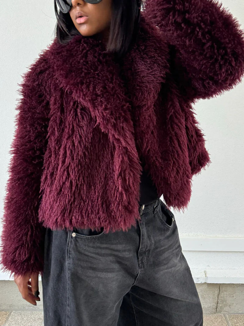 Veste en similicuir Mia