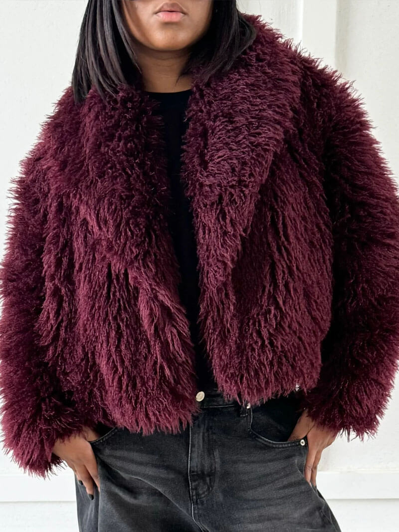 Veste en similicuir Mia