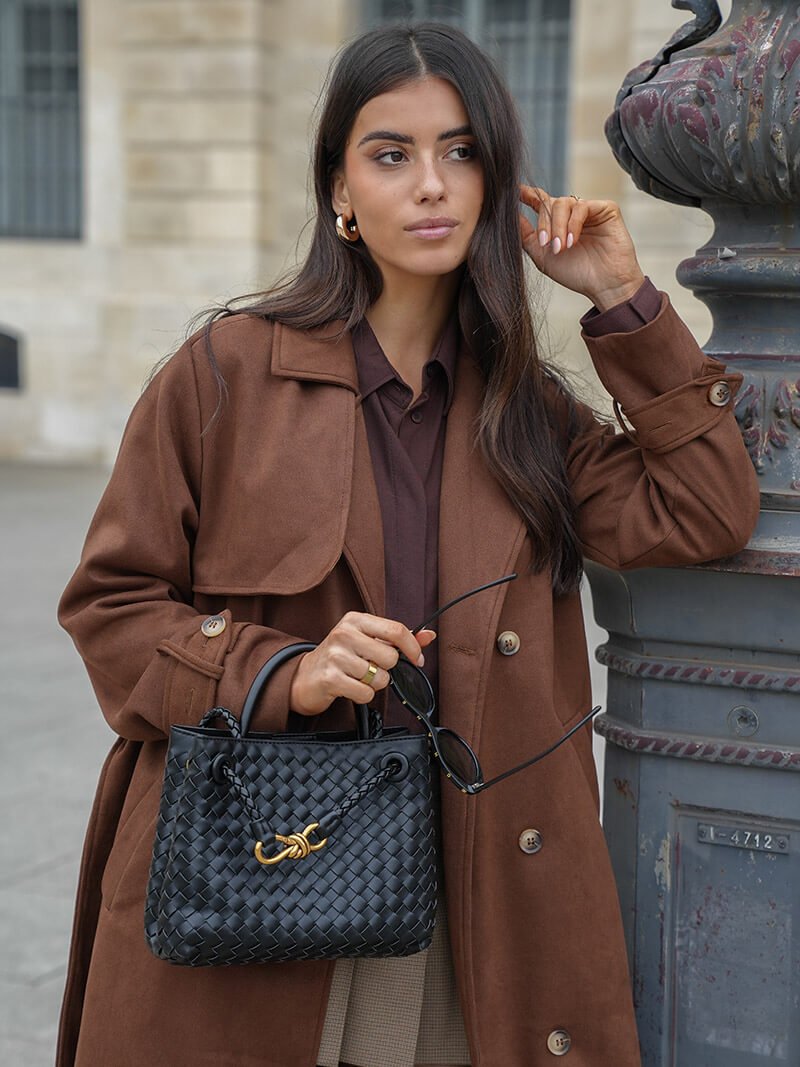 Trench Molly en daim synthétique