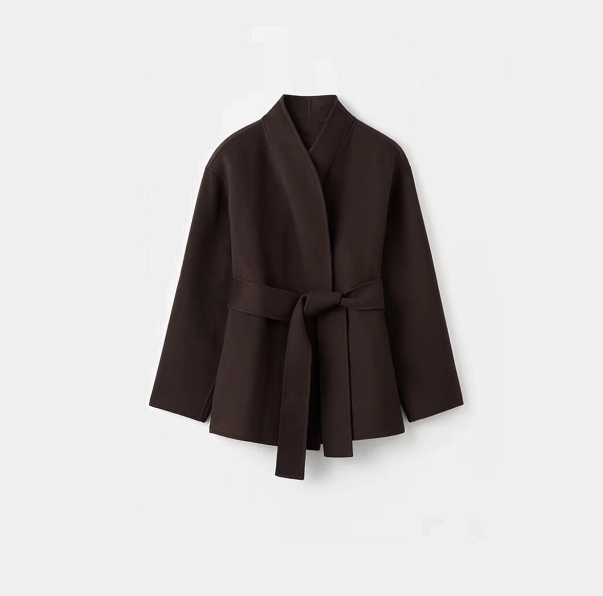 Manteau enveloppant oversize avec ceinture Monica