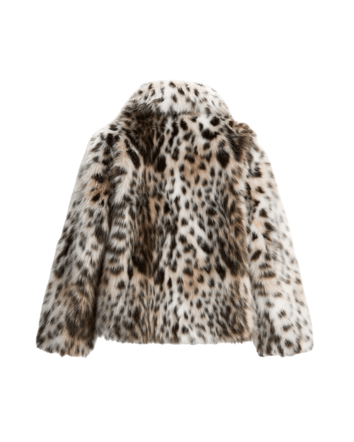 Manteau Nora en fausse fourrure léopard
