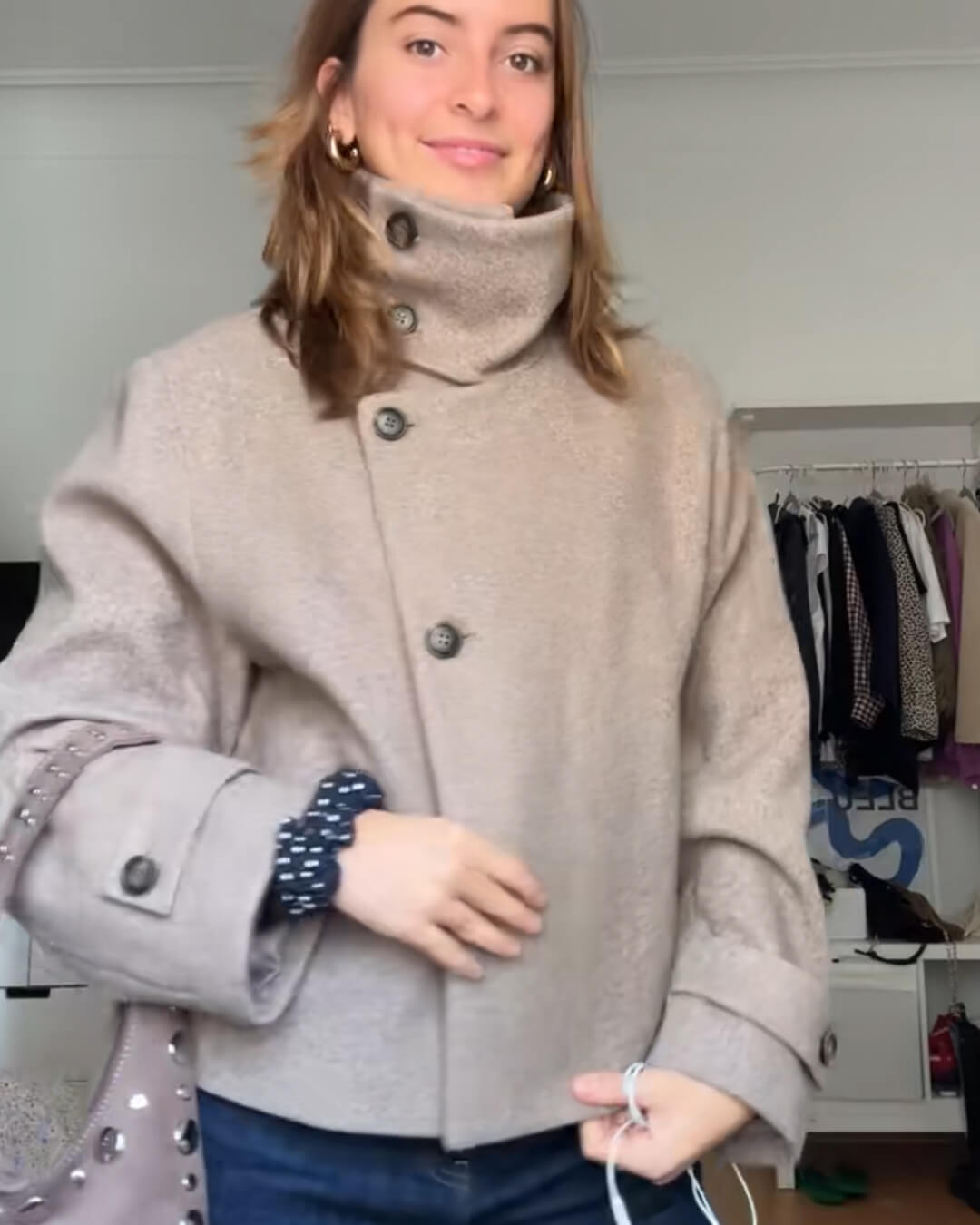 Veste Ramona à col montant