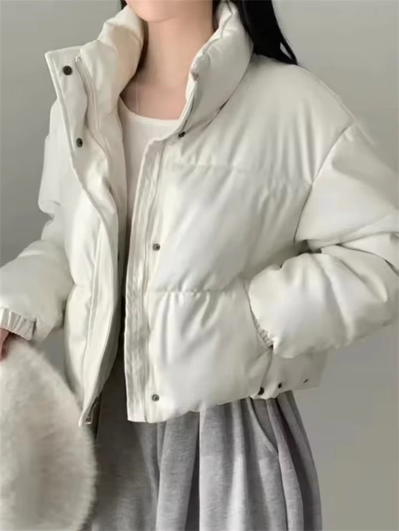 Veste matelassée en similicuir Samantha