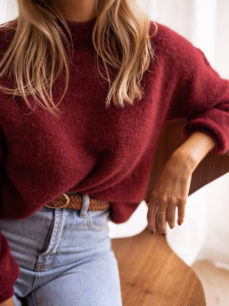 Pull Shiela bordeaux