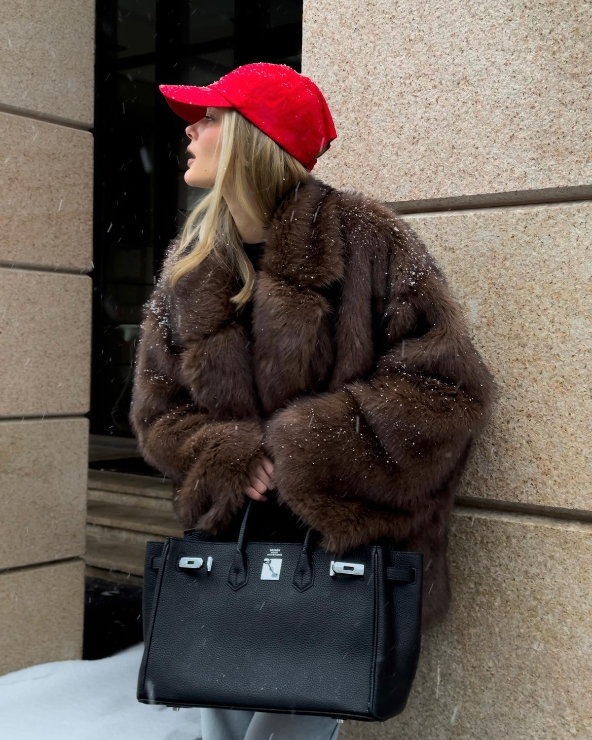 Manteau en fausse fourrure Tilda