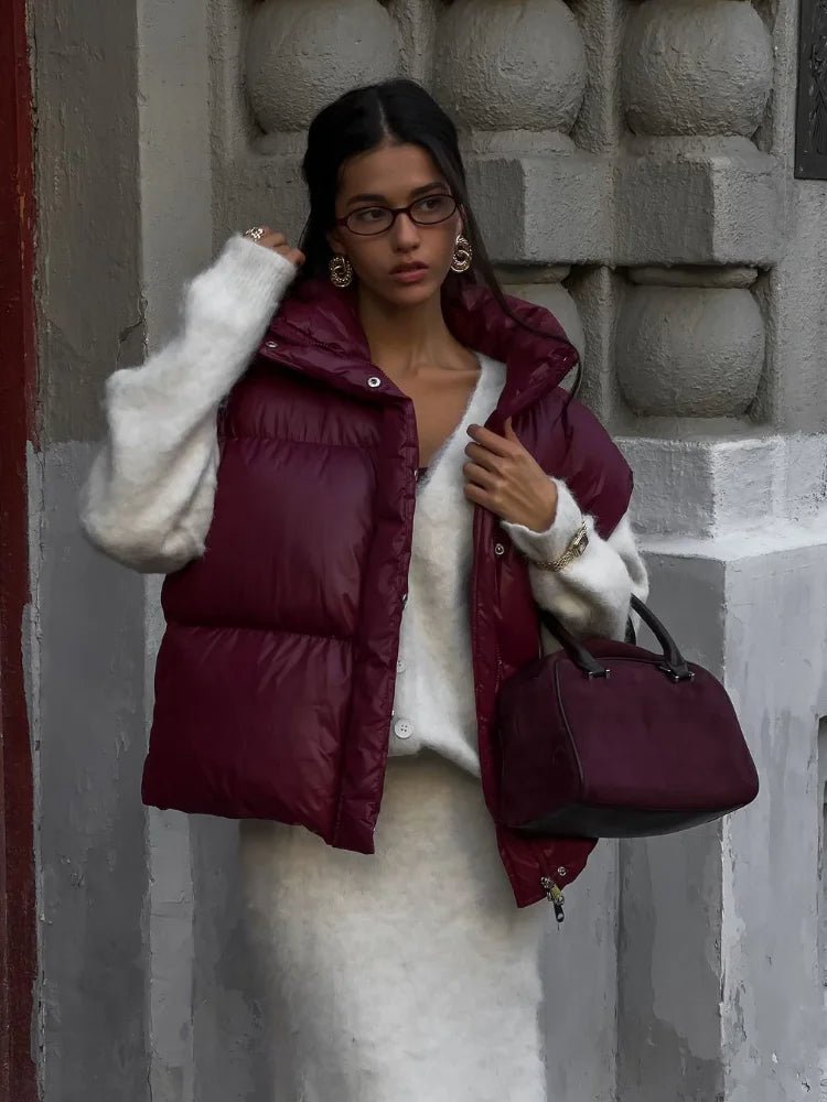 Gilet matelassé Zarina à col montant