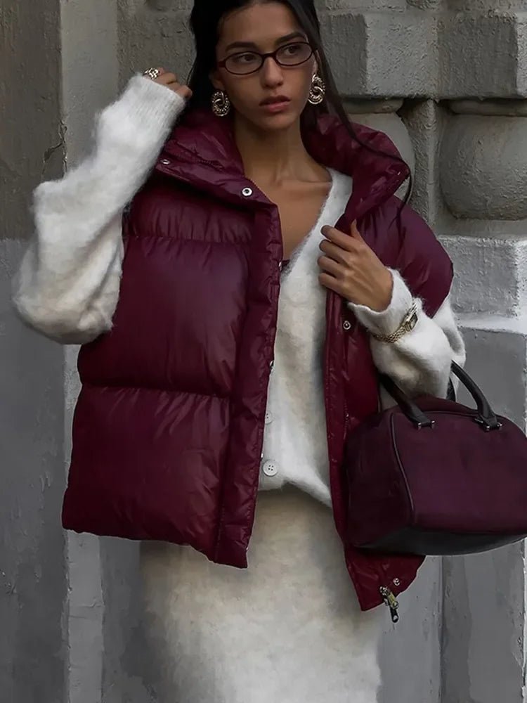 Gilet matelassé Zarina à col montant