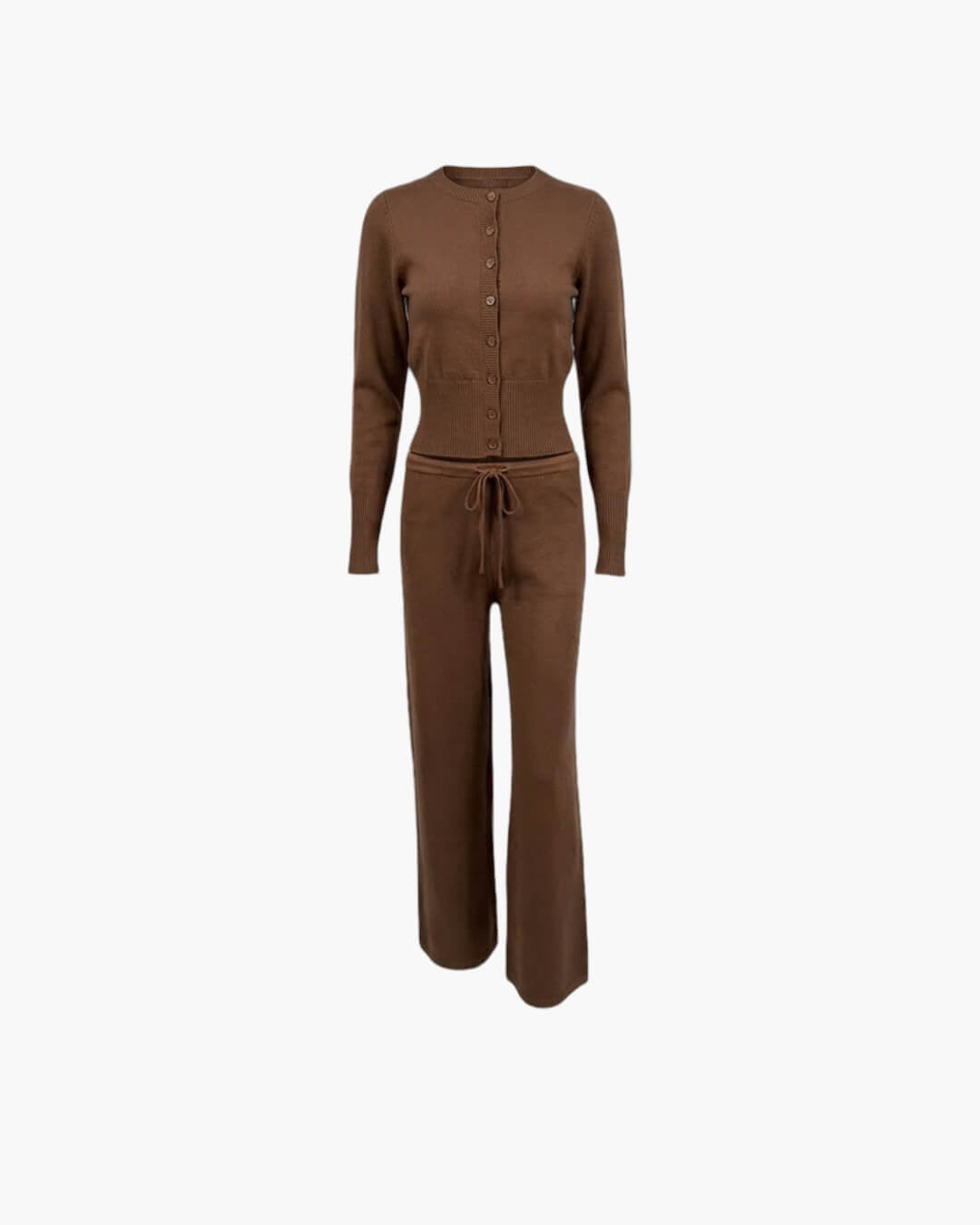 Ensemble cardigan en maille et pantalon Aimee