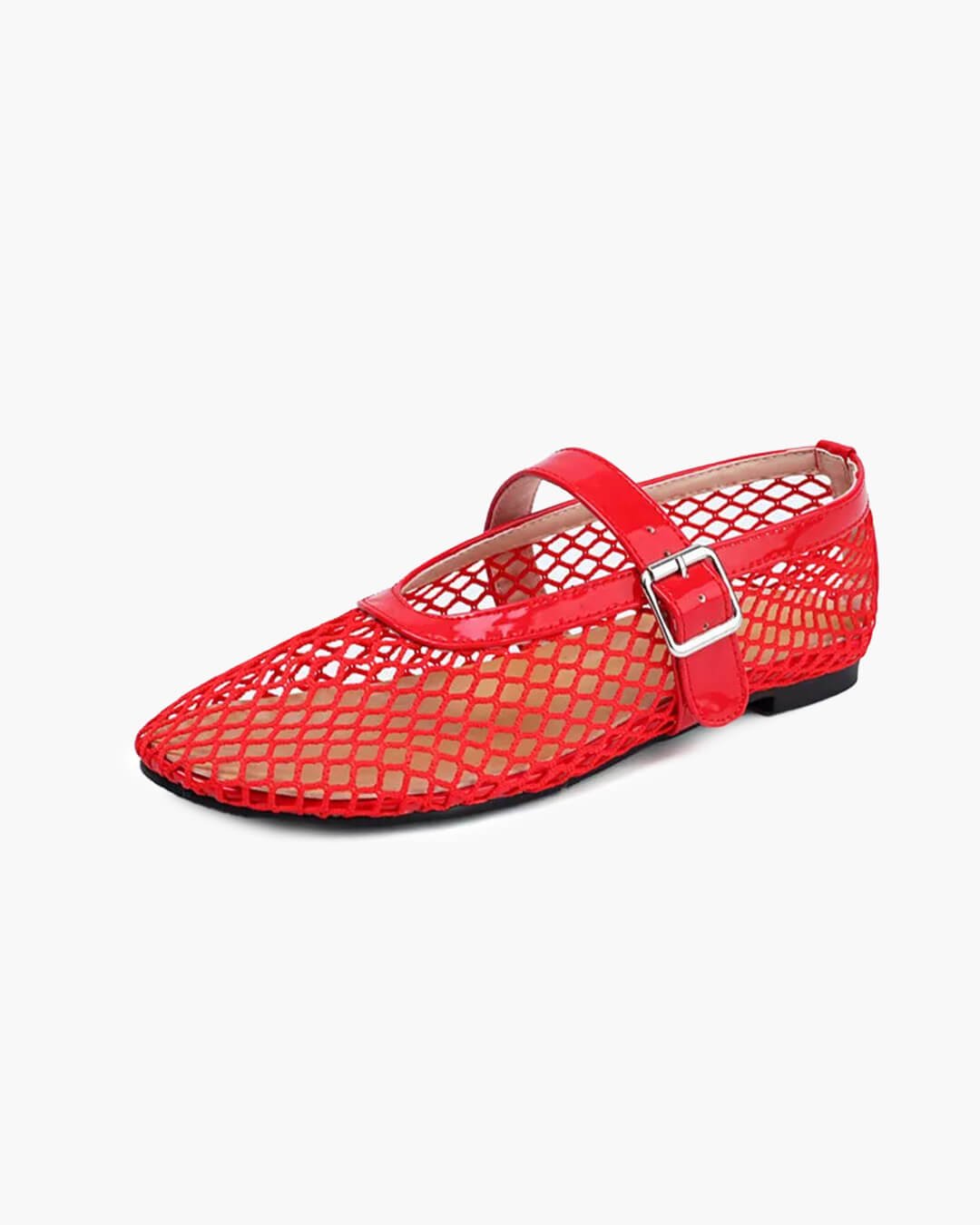 Bianca Ballerines à boucle et en résille