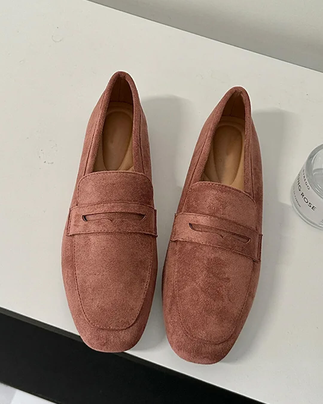 Adira mocassins en daim sans lacets