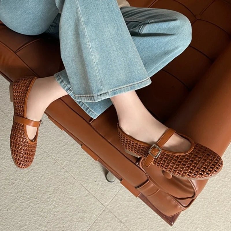 Emilia ballerines en maille