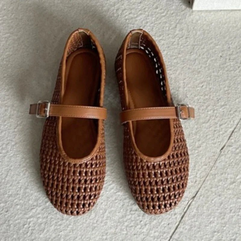 Emilia ballerines en maille