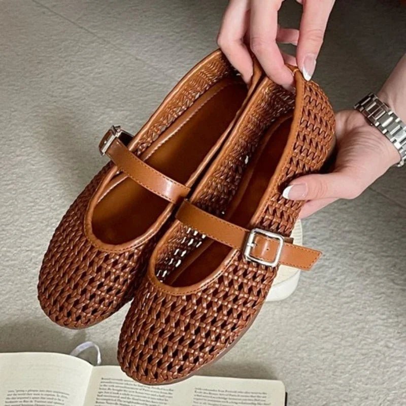 Emilia ballerines en maille