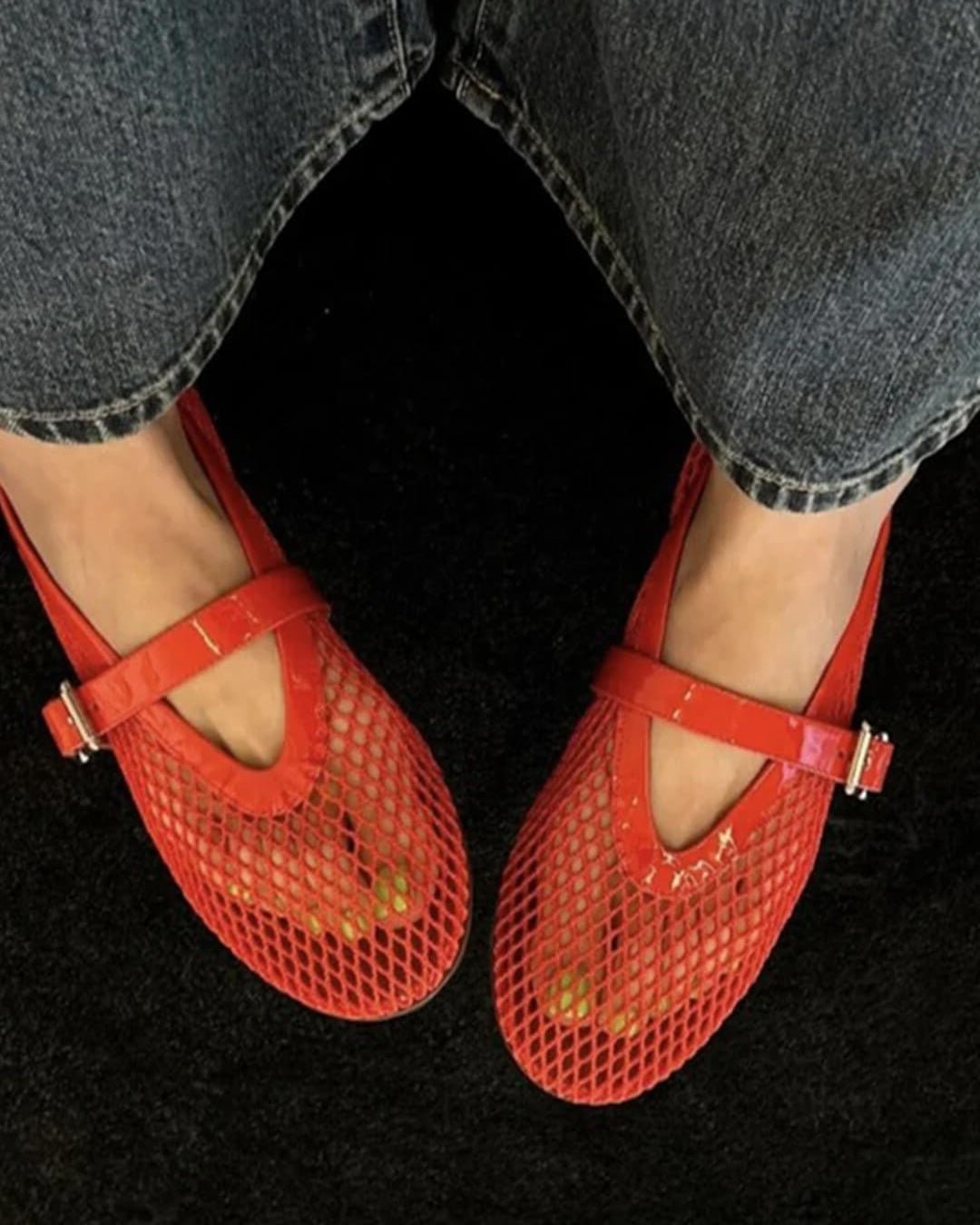 Ballerines en maille Elena