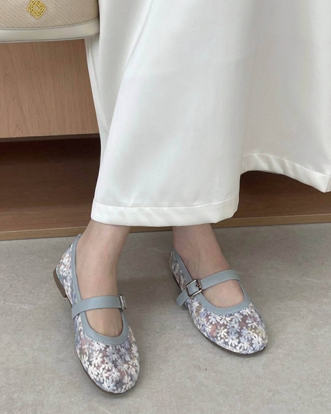 Ballerines Mary Jane en mesh Helen