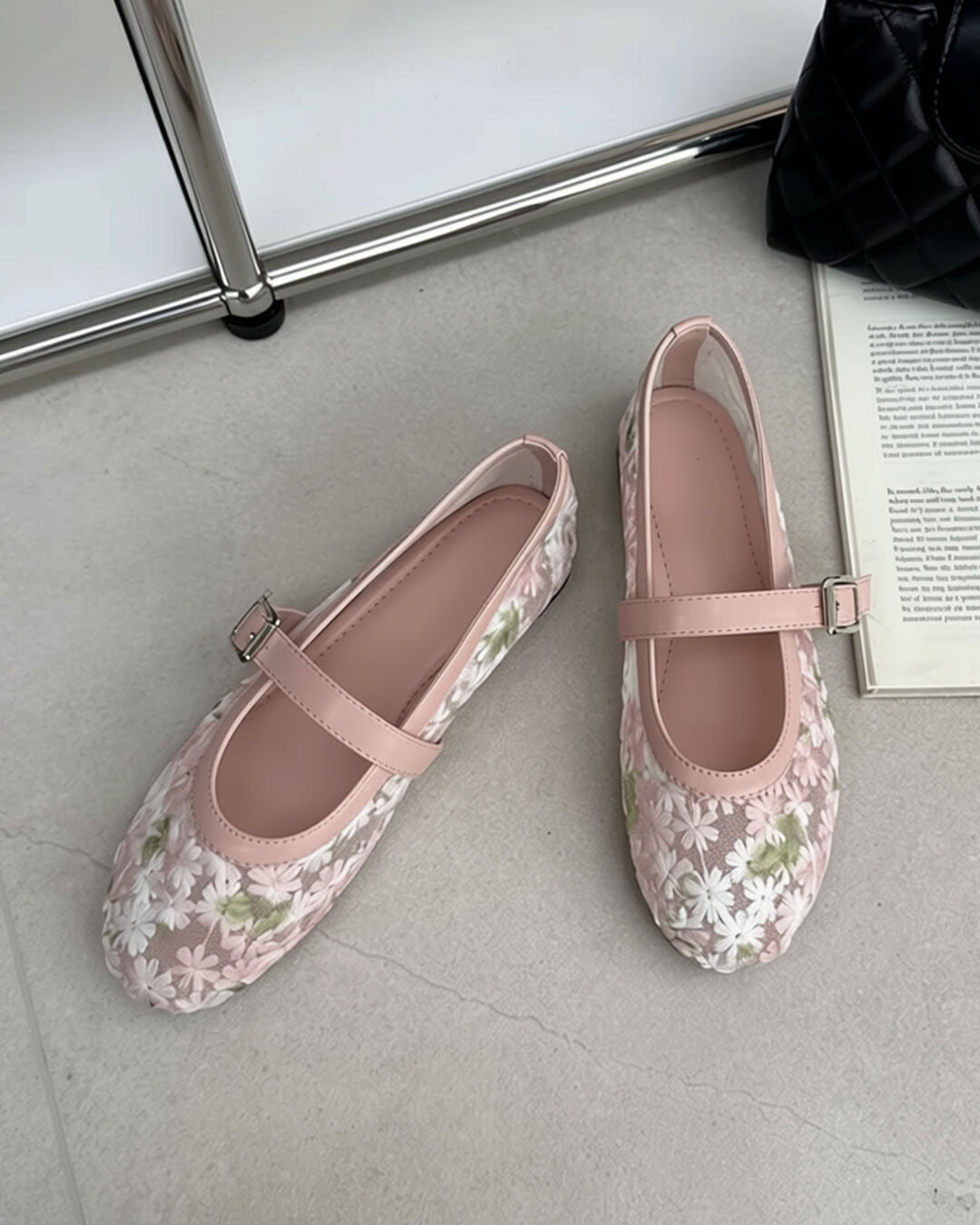 Ballerines Mary Jane en mesh Helen