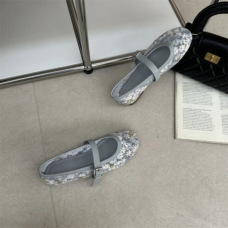 Ballerines Mary Jane en mesh Helen