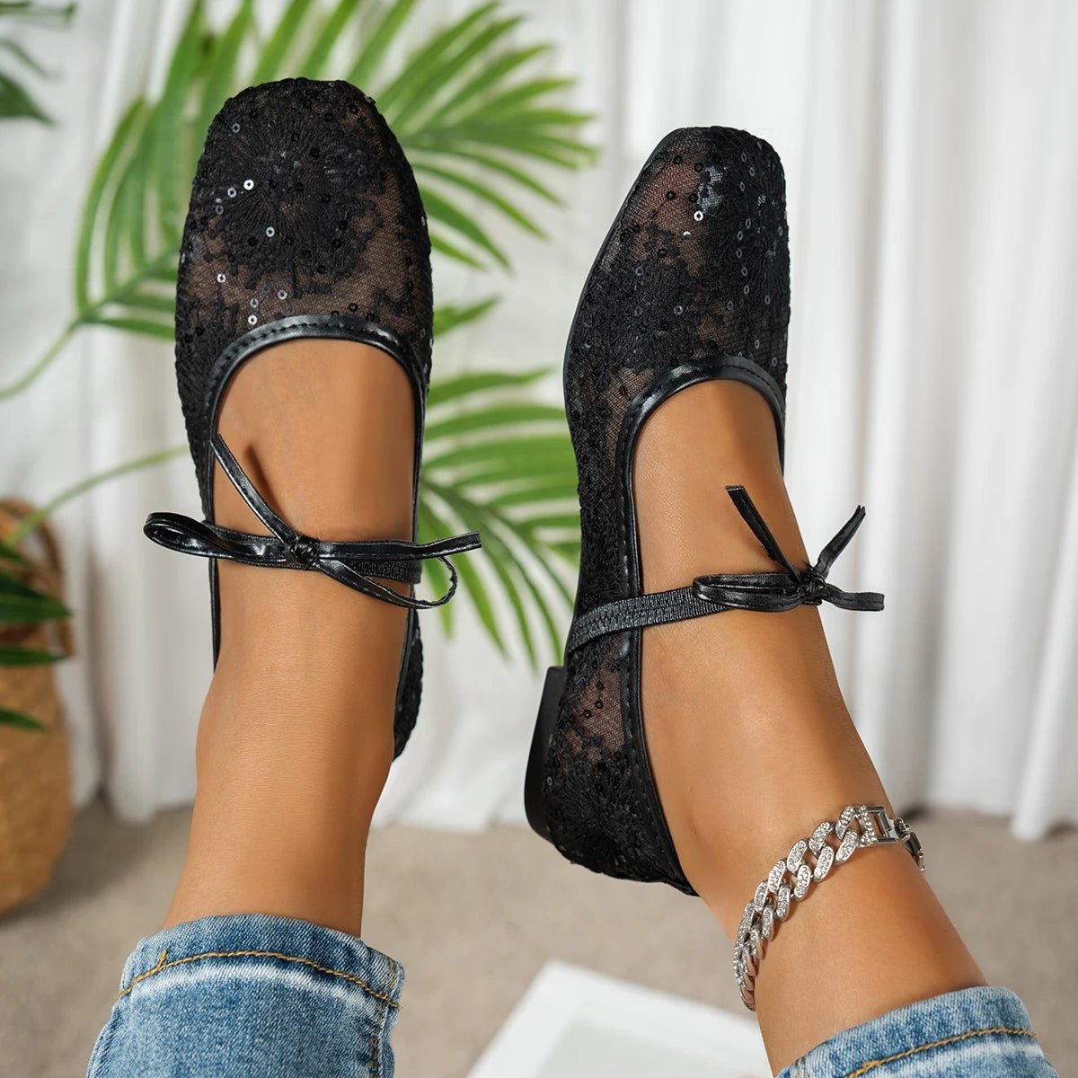 Ballerines en mesh Joan