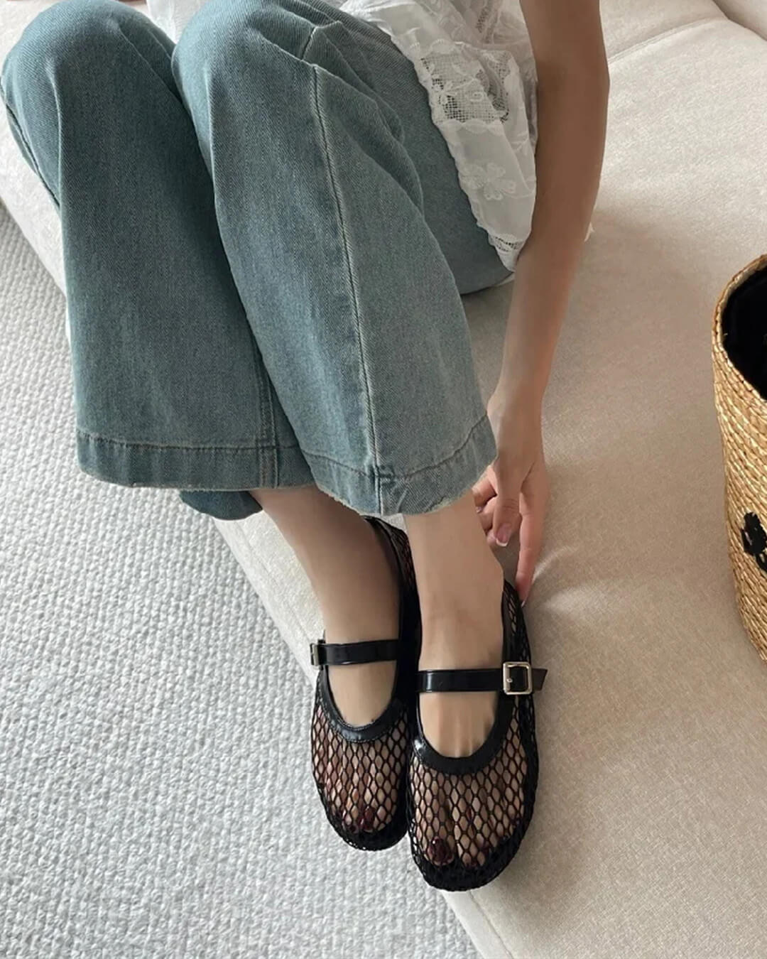 Ballerines Laurette à boucle
