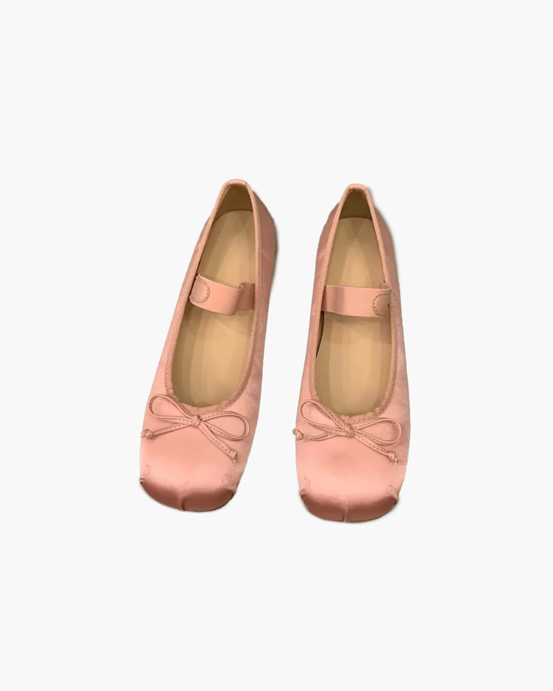Ballerines en satin avec nœud Pamela