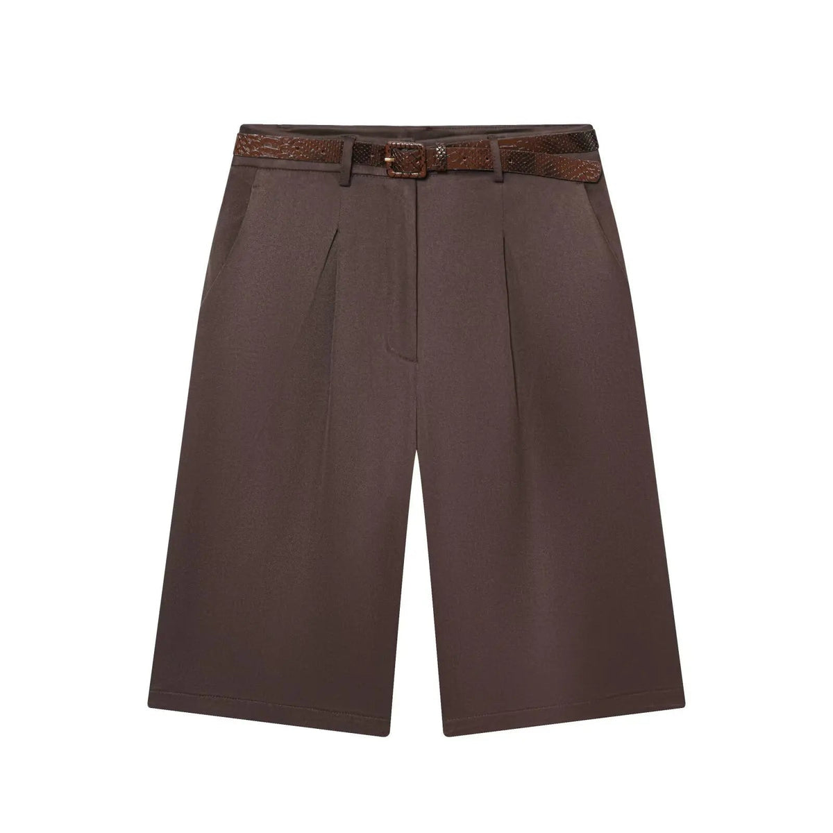 Bermuda taille haute Florentine avec ceinture