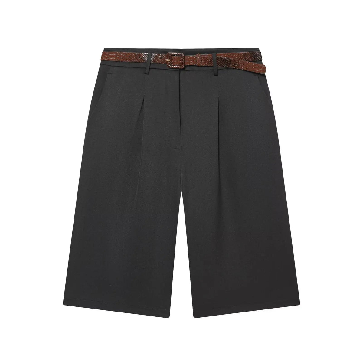 Bermuda taille haute Florentine avec ceinture