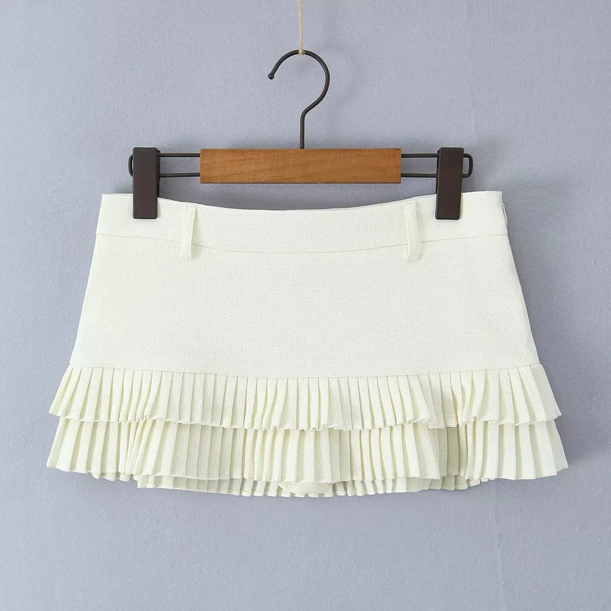 Adarsha mini-jupe plissée taille basse